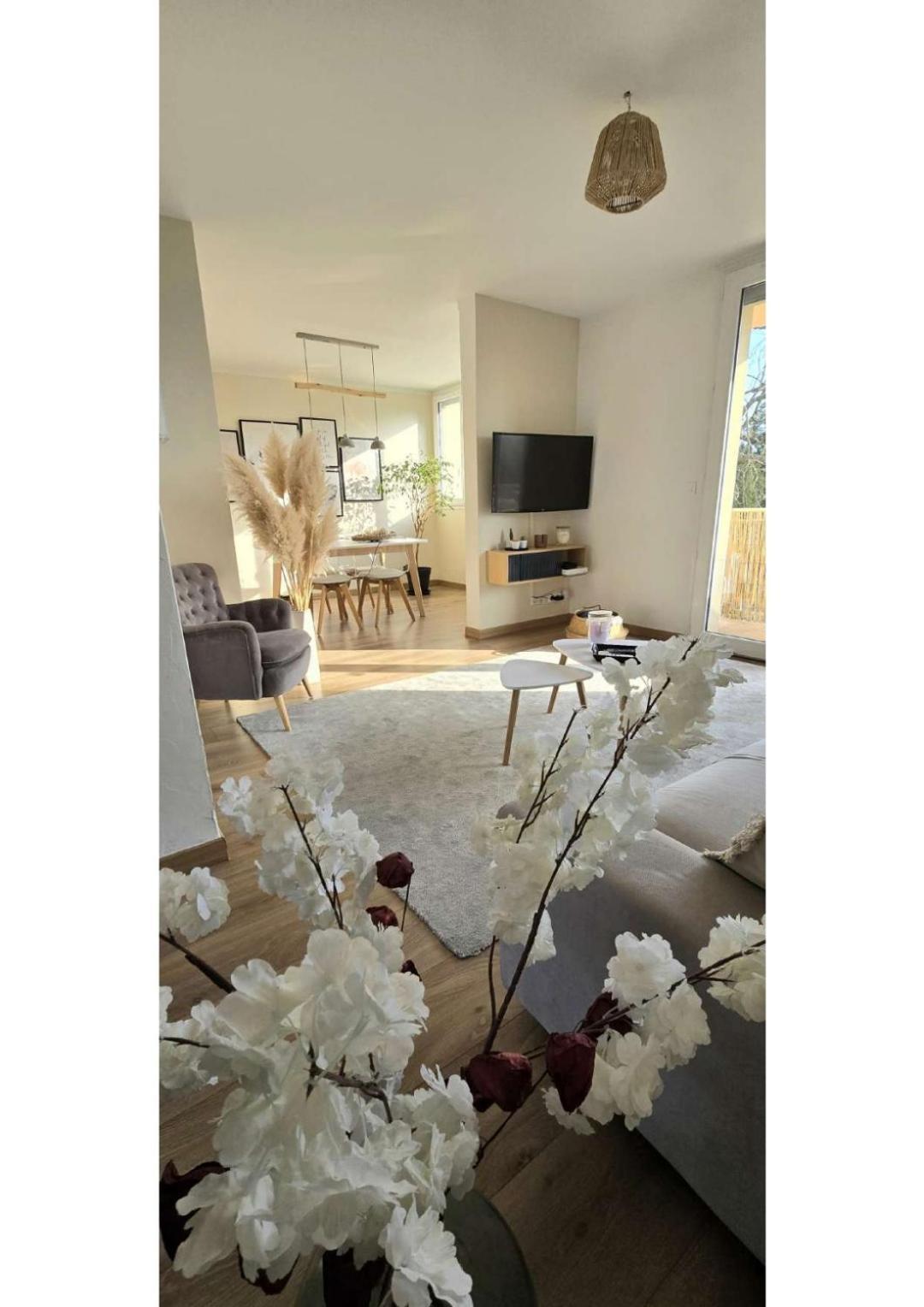 Superbe T3 Cosy, Parking Gratuit + Balcon Apartment รีอง ภายนอก รูปภาพ